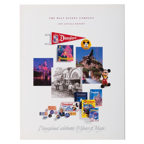 A 1989 Walt Disney Company Annual Report.
