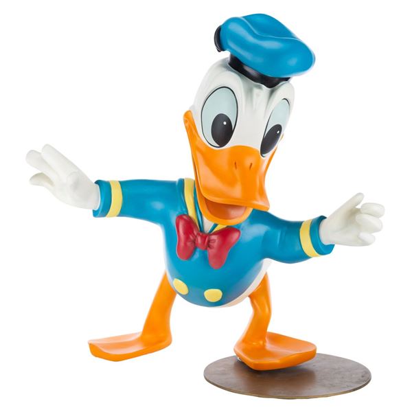 A Donald Duck Disney Store Display Figure.