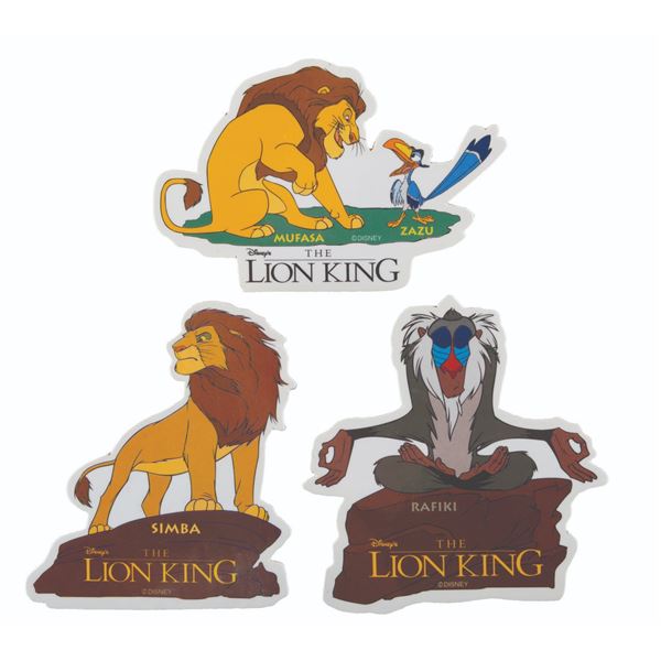 Three "The Lion King" Pins.
