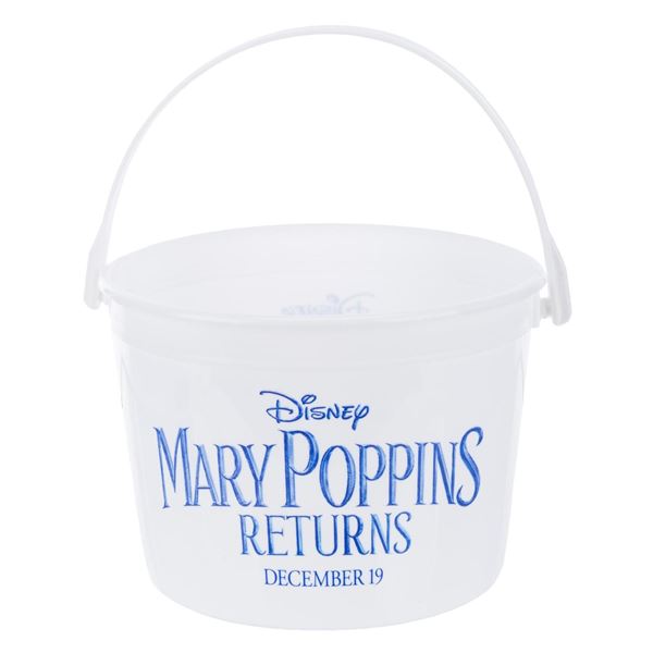 A "Mary Poppins Returns" Popcorn Bucket.