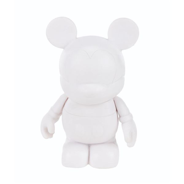 A Blank Mickey Mouse Vinylmation Figure.