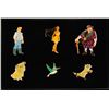 Image 1 : A 6-Piece "Pocahontas" Character Pin Set.