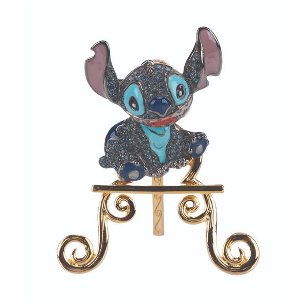 A Swarovski Stitch Pin with Stand.