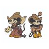 Image 1 : A Pair of "Two-Gun Mickey" Pins.