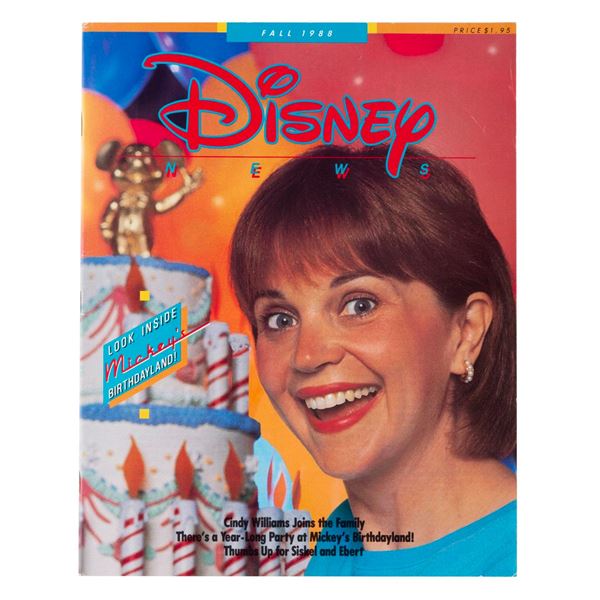 A Charles Boyer Signed Disney News Magazine.