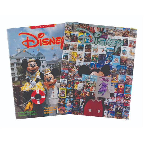 A Pair of Disney News Magazines.
