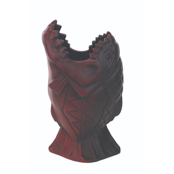 A Trader Sam's Enchanted Tiki Bar Piranha Pool Mug.