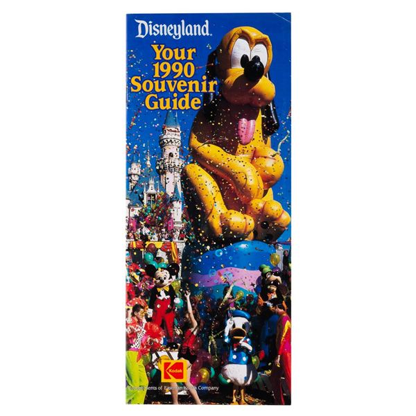 A 1990 Disneyland Souvenir Guide.