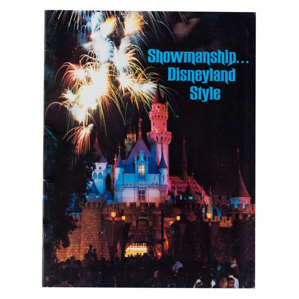 A Showmanship... Disneyland Style Booklet.