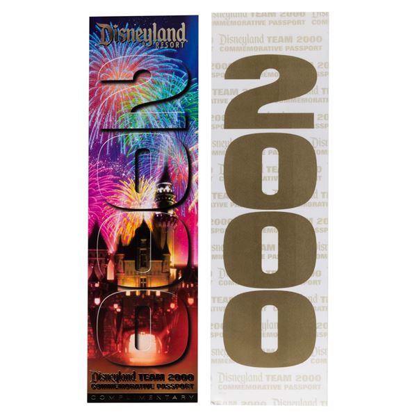 A Disneyland Team 2000 Commemorative Passport.