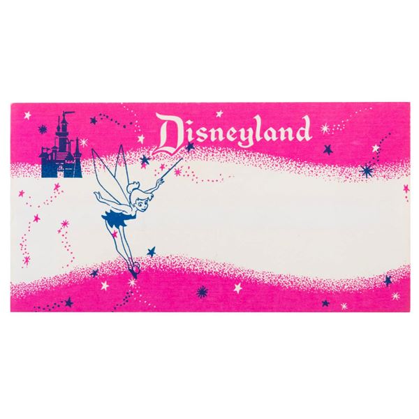 A Small Disneyland Shop Envelope.