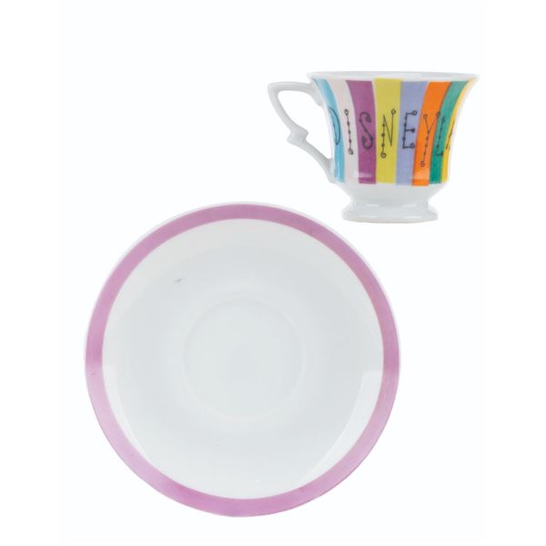 A Disneyland Souvenir Cup and Saucer.