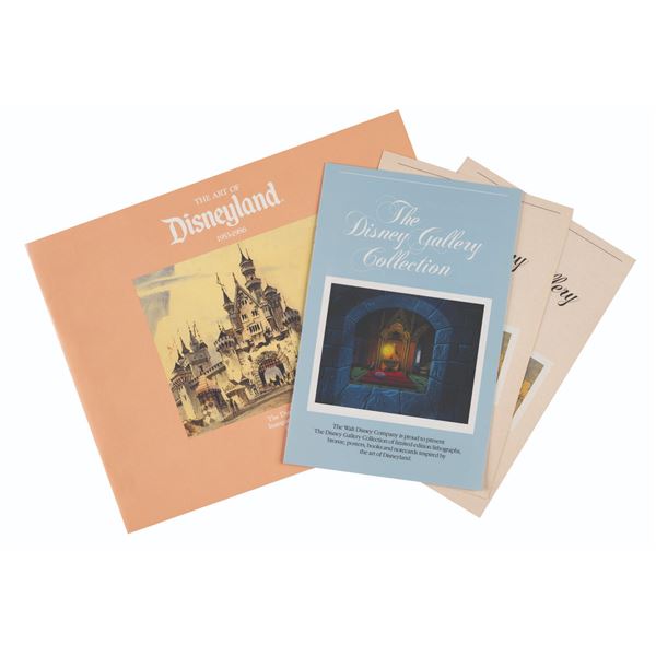 The Disney Gallery Opening Exhibition Booklets.