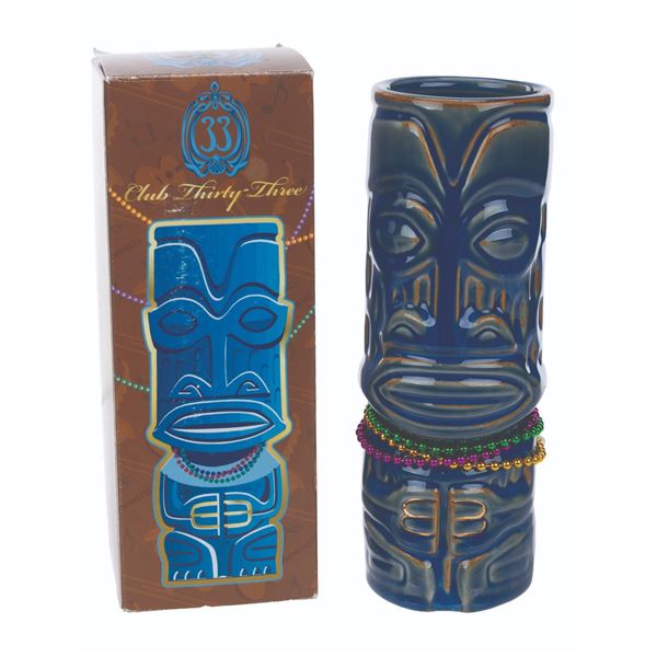 A SHAG Club 33 Mardi Gras Blue Mug.