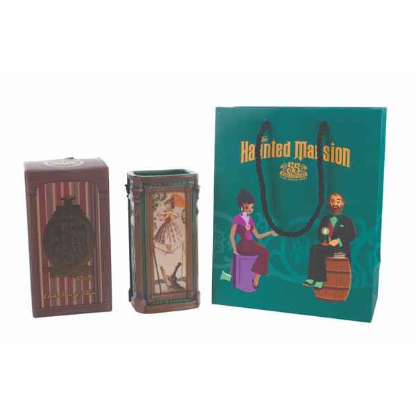 A Club 33 Haunted Mansion Tightrope Ceramic Mug.
