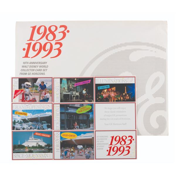 A GE Horizons 10th Anniversary Card Set.