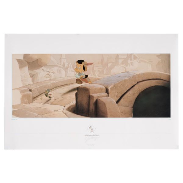 A Disney-MGM Studios "Pinocchio" Poster Print.