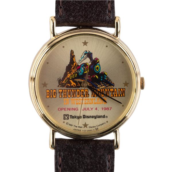 A Tokyo Disneyland Big Thunder Mountain Opening Day Watch.