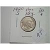 Image 1 : 1920-S BUFFALO NICKEL