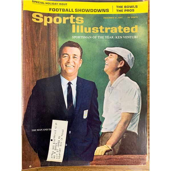 Sports Illustrated Magazine 1964 Ken Venturi Issue