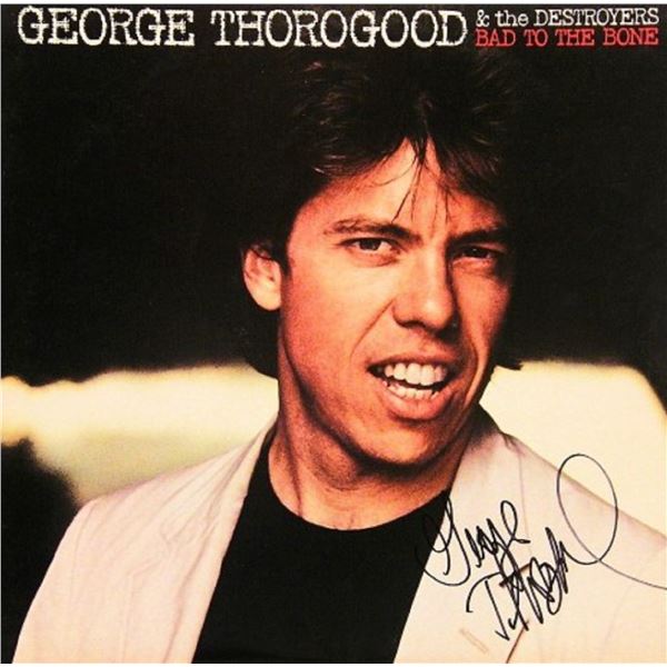 George Thorogood signed Bad To The Bone album