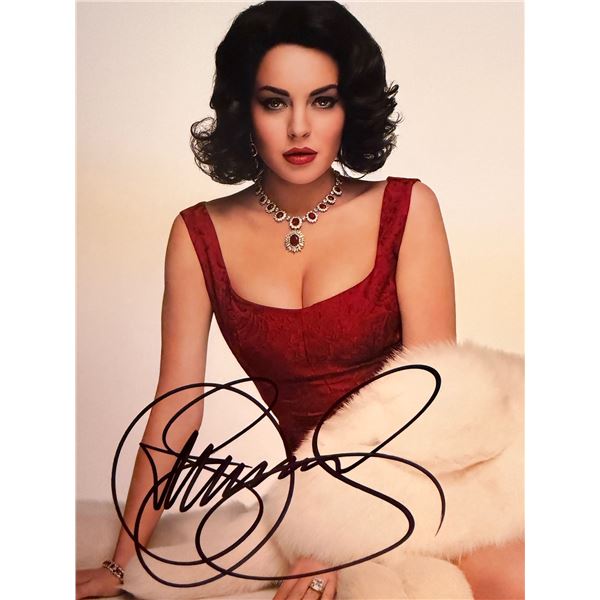 Liz & Dick Lindsay Lohan signed photo