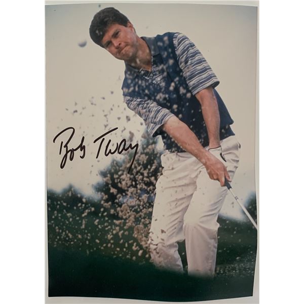 Golfer Bob Tway signed photo