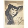 Image 1 : The Babe Ruth Story  Gertrude Niesen signed photo