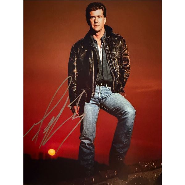 Lethal Weapon Mel Gibson signed photo