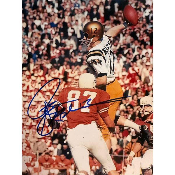 Heisman Trophy winner Roger Staubach signed photo