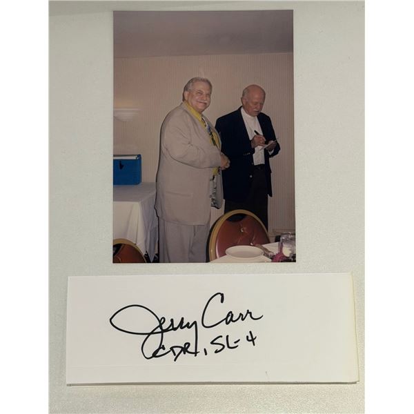 Astronaut Jerry Carr Signed Card