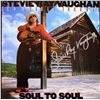 Image 1 : Stevie Ray Vaughan and Double Soul To Soul signed album