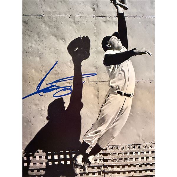 Willie Mays signed photo