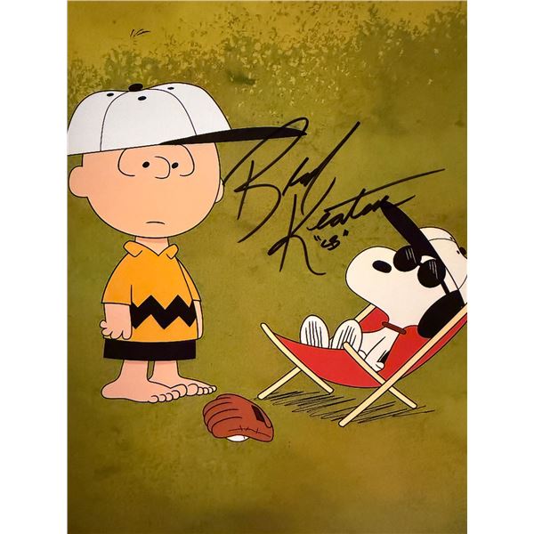 Peanuts Brad Kester signed photo