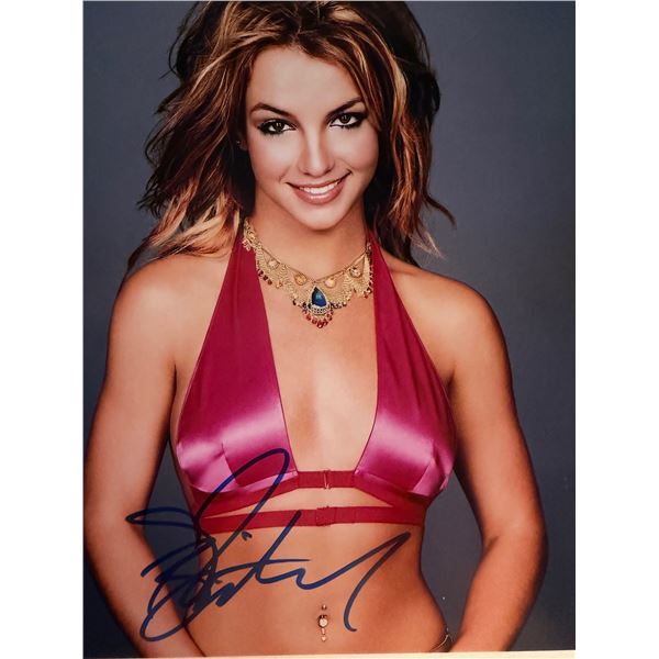 Britney Spears signed photo