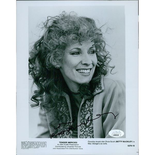 Tender MerciesBetty Buckley signed promo photo. JSA Authenticated