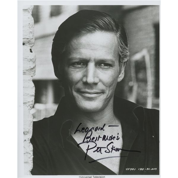 Rich Man, Poor Man Peter Strauss signed photo
