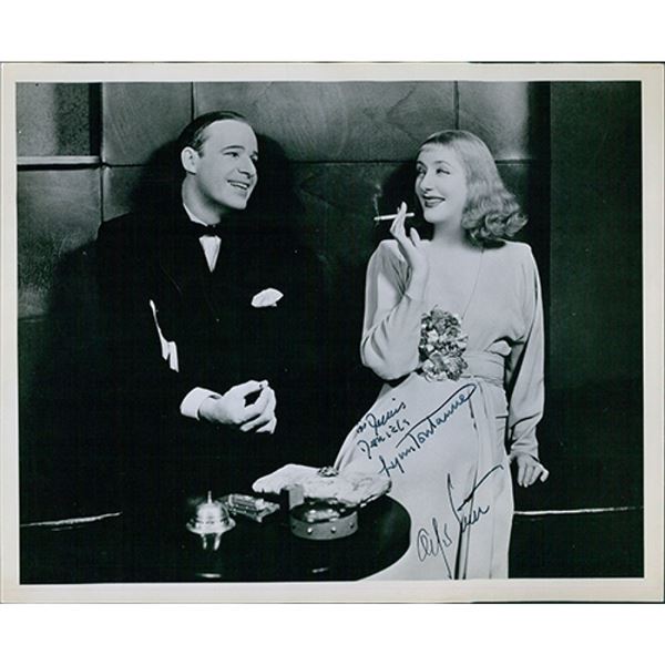 The Lunts signed photo. JSA Authenticated