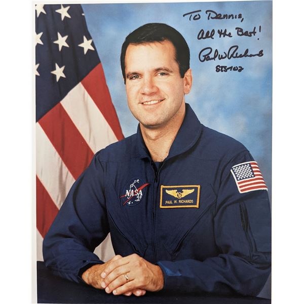 NASA Astronaut Paul William Richards signed photo