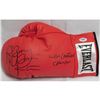 Image 1 : Ray Boom Boom Mancini Signed Red Everlast Boxing Glove