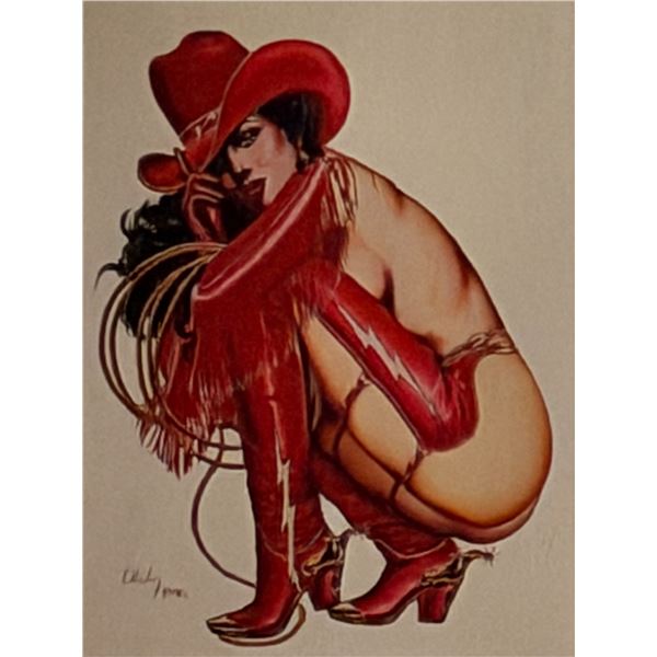 Artist Olivia DeBerardinis Pin Up 1992 Collector Card
