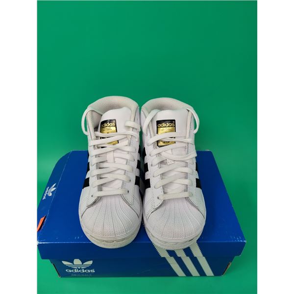 Children's Adidas Black & White Pro Model C Shoes