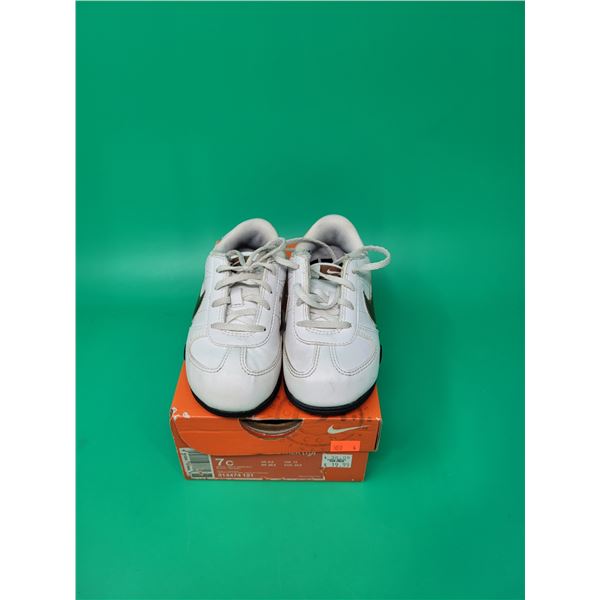 Children's Nike White/Hazelnut Little Sprint Brother (TO) Shoes