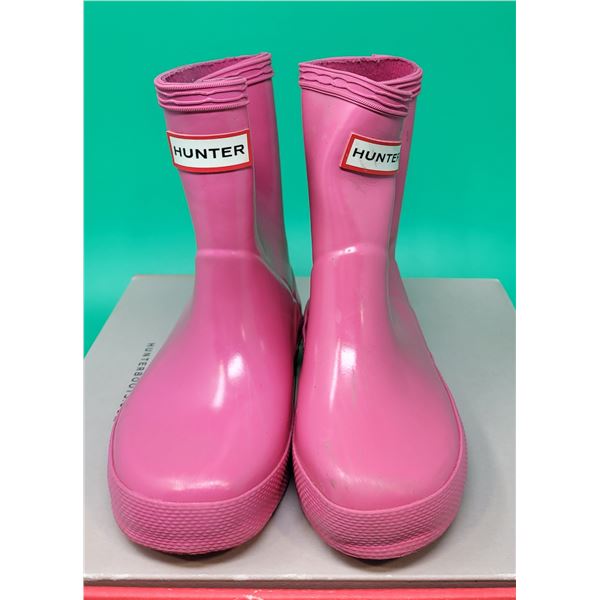 Hunter Fuchsia Original Kids Rain Boot