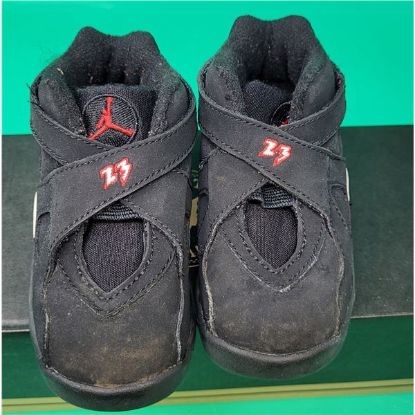Children's Nike Jordan Black 8 Retro "Playoffs" Shoes