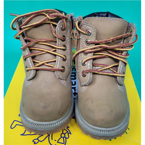 Children's Smartfit Tan Lace Up Boots