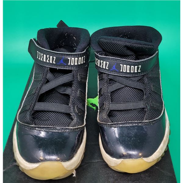 Children's Nike Jordan Black/Concord-White 11 Retro BT Shoes