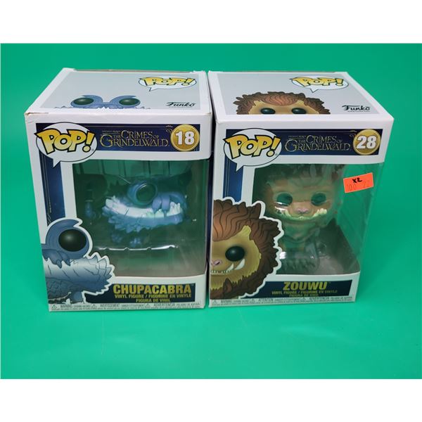 2 Fantastic Beasts: Crimes of Grindelwald Funko Pop! Vinyl Figures (Chupacabra & Zouwu)