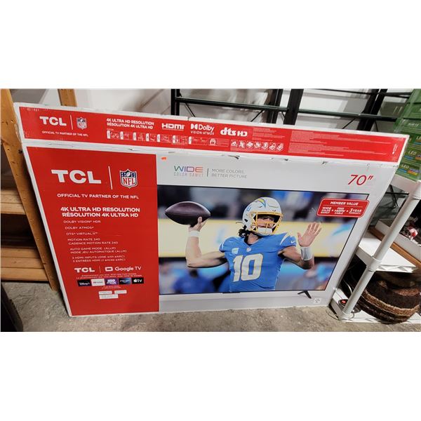 TCL 70" 4K Ultra HD Resolution TV