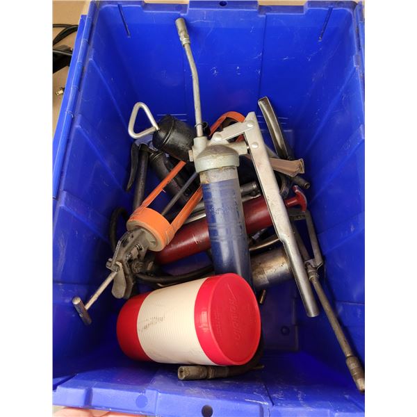 Lot of Tools w/ Grease Gun, Caulking Gun, & More